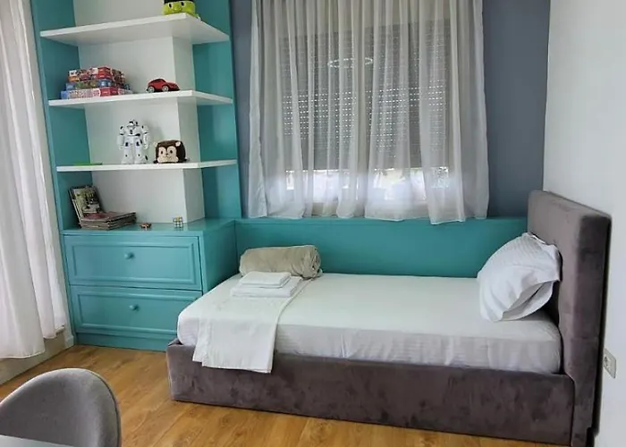 公寓 Bazaar's Eye Free Parking Spacious Tarrace 地拉那